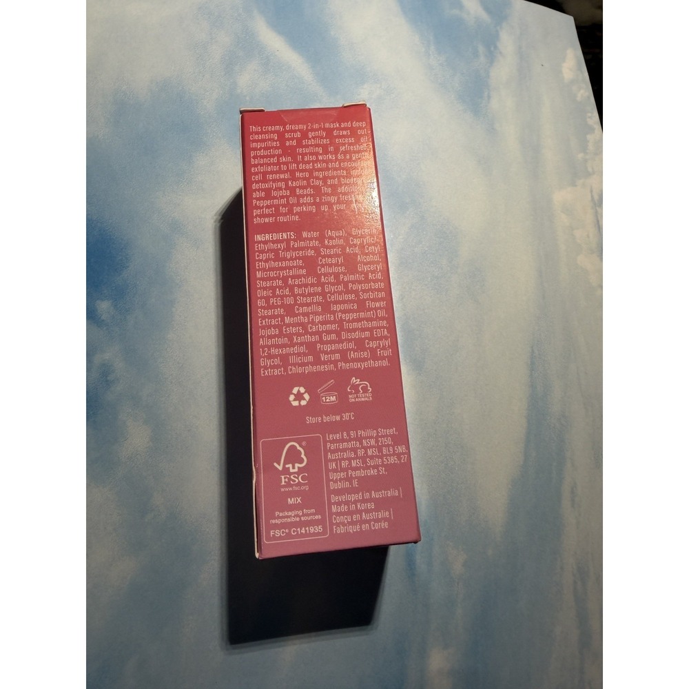 Generation Skin Quick Fix N Chill 2 in 1 Mask + Scrub Exfoliant Full Size 1.7 oz